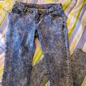 Delia's Dark Acid Wash Jeggings